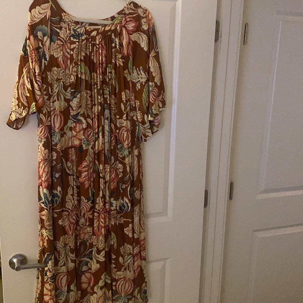Anthropologie Floral Pattern Dress